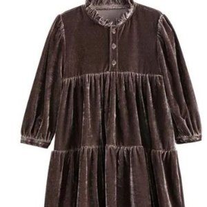 Velour Kids Dress